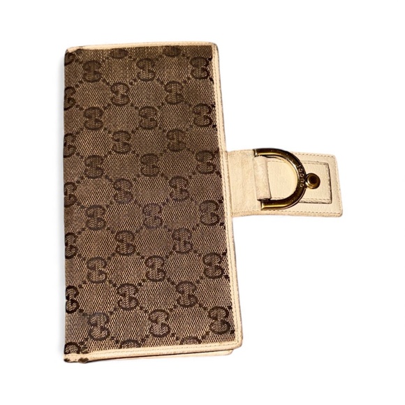 Gucci Vintage Monogram GG logo Long Folding Continental Wallet S - Picture 5 of 13